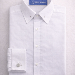 LNZ Royal White Long Sleeve Dress Shirt
